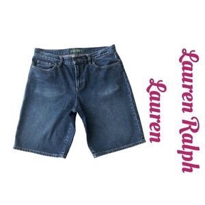 Lauren Ralph Lauren Bermuda Jean Shorts Sz 6